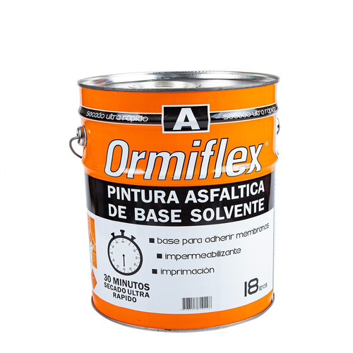 Pintura Asfáltica Ormiflex x 18 kg